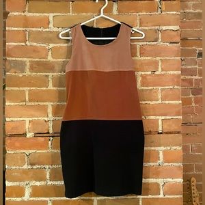 Vintage Colorblock Shift Dress
